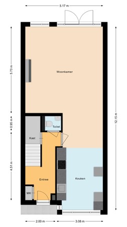 Floorplan - Bovenas 7, 2751 HG Moerkapelle